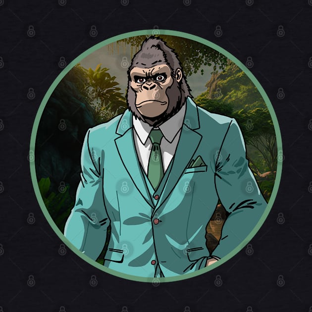 Suited Gorilla by deadEYEZ